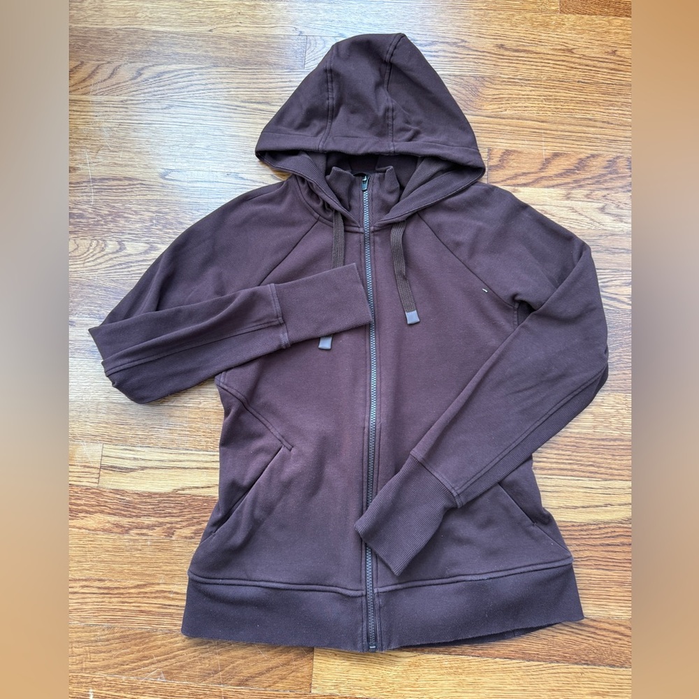 Athleta Triumph Toasted Chocolate Brown Hoodie